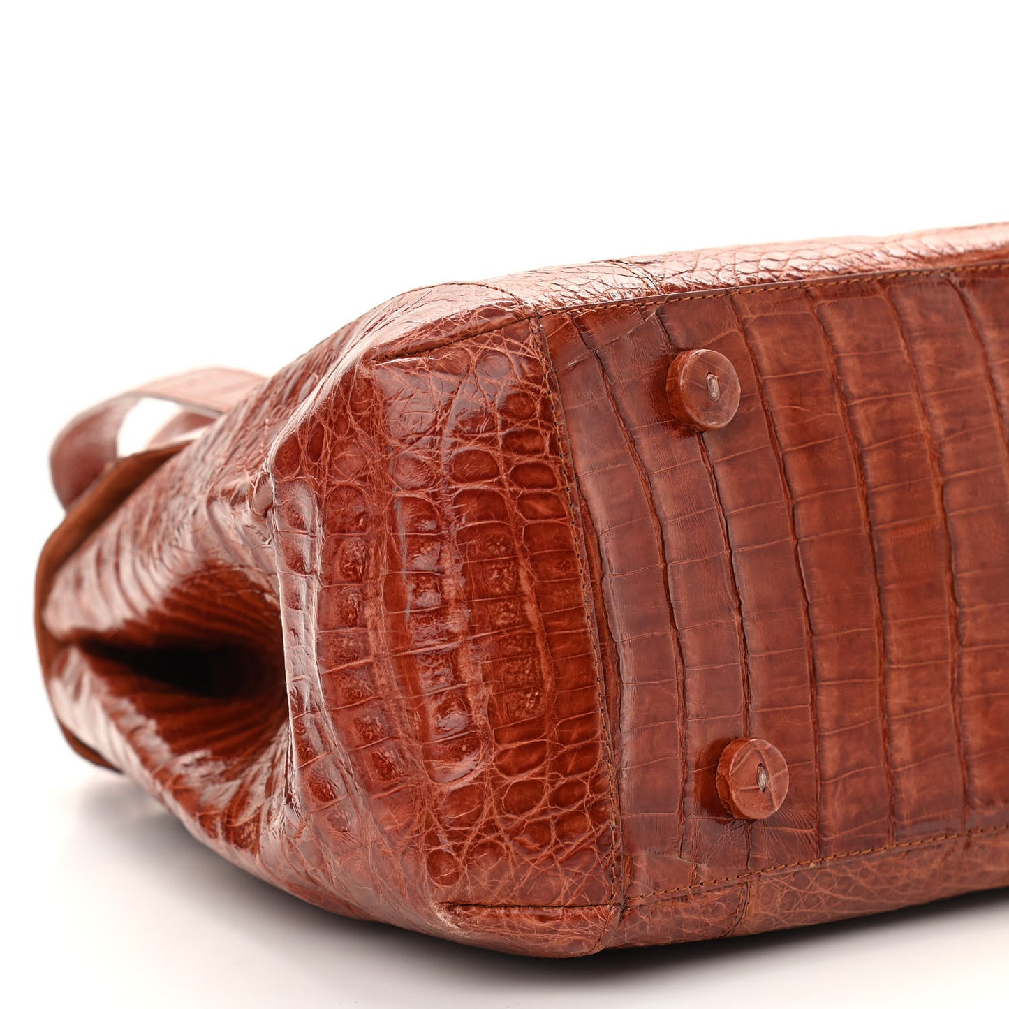 Crocodile Shoulder Bag Orange