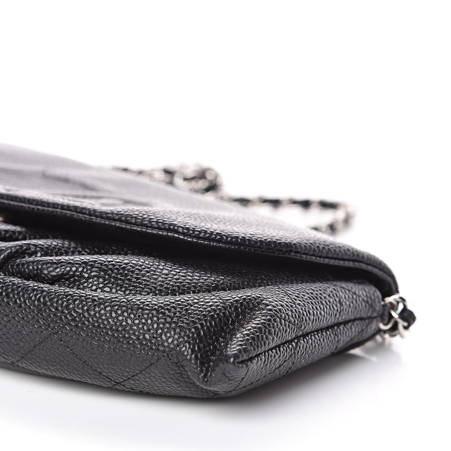 Caviar Half Moon Wallet On Chain WOC Black
