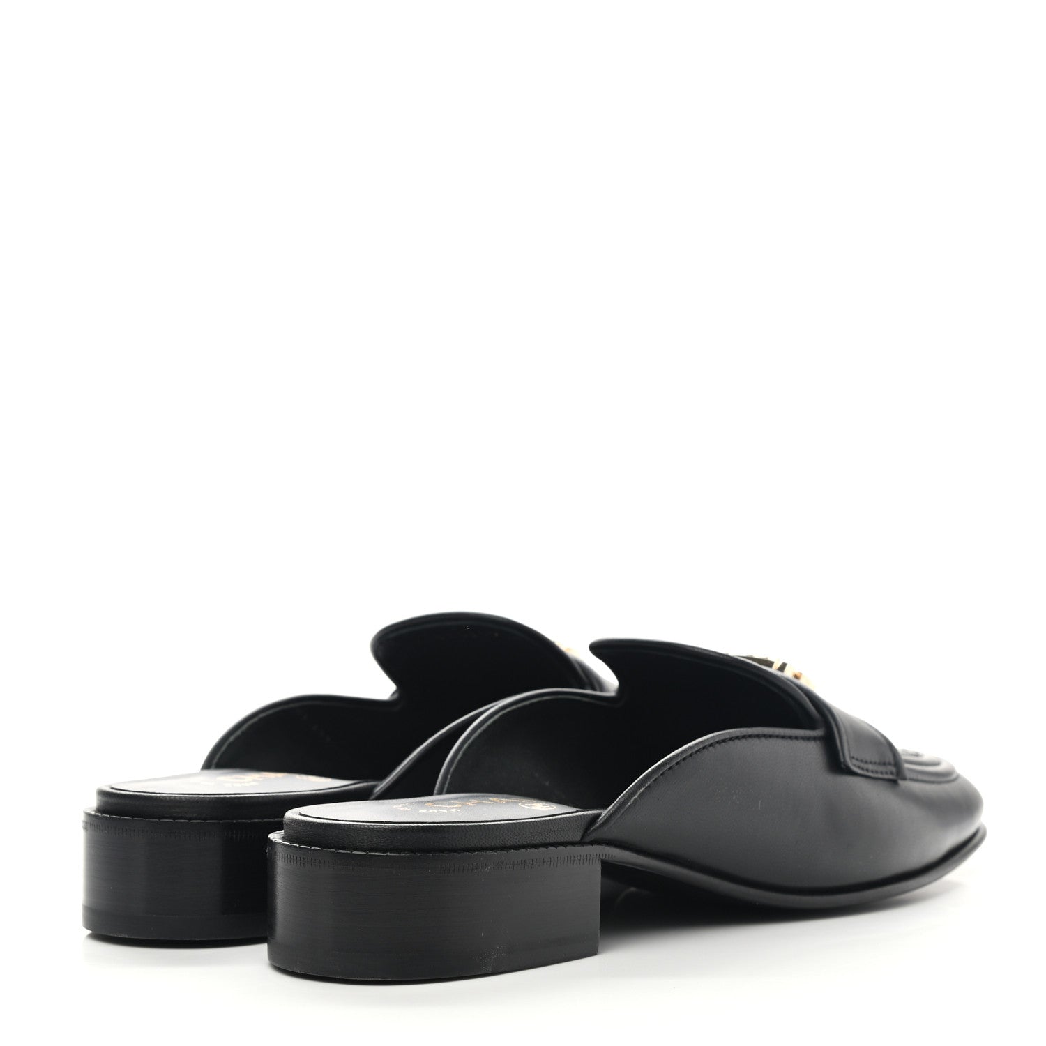Chanel Lambskin Quilted Boy Mules 40 Black 4 of 9