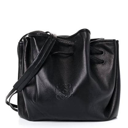 Loewe Calfskin Drawstring Bag Black 3 of 8