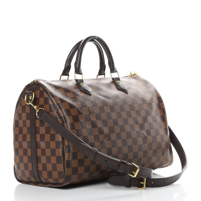 Louis Vuitton Damier Ebene Speedy Bandouliere 35 3 of 13