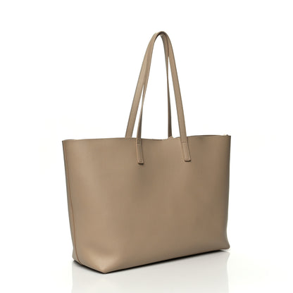 Saint Laurent Calfskin Large Shopping Tote Dark Beige 3 of 14