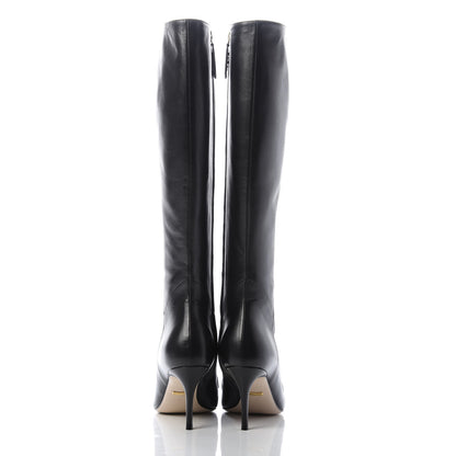 Gucci Calfskin Zumi Knee High Boots 37 Black 6 of 9