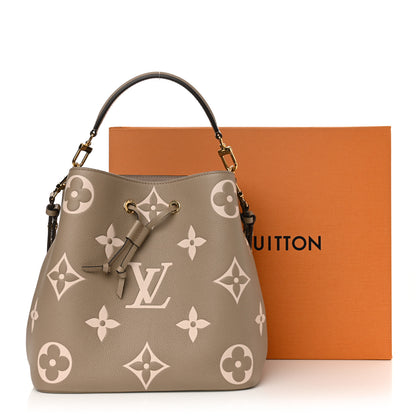 Louis Vuitton Empreinte Monogram Giant Neonoe MM Tourterelle Creme 11 of 11