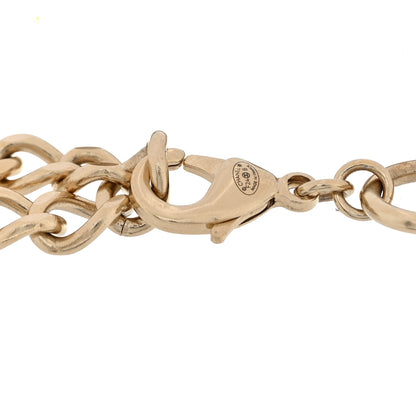 Chanel Crystal CC Link Bracelet Gold 4 of 5