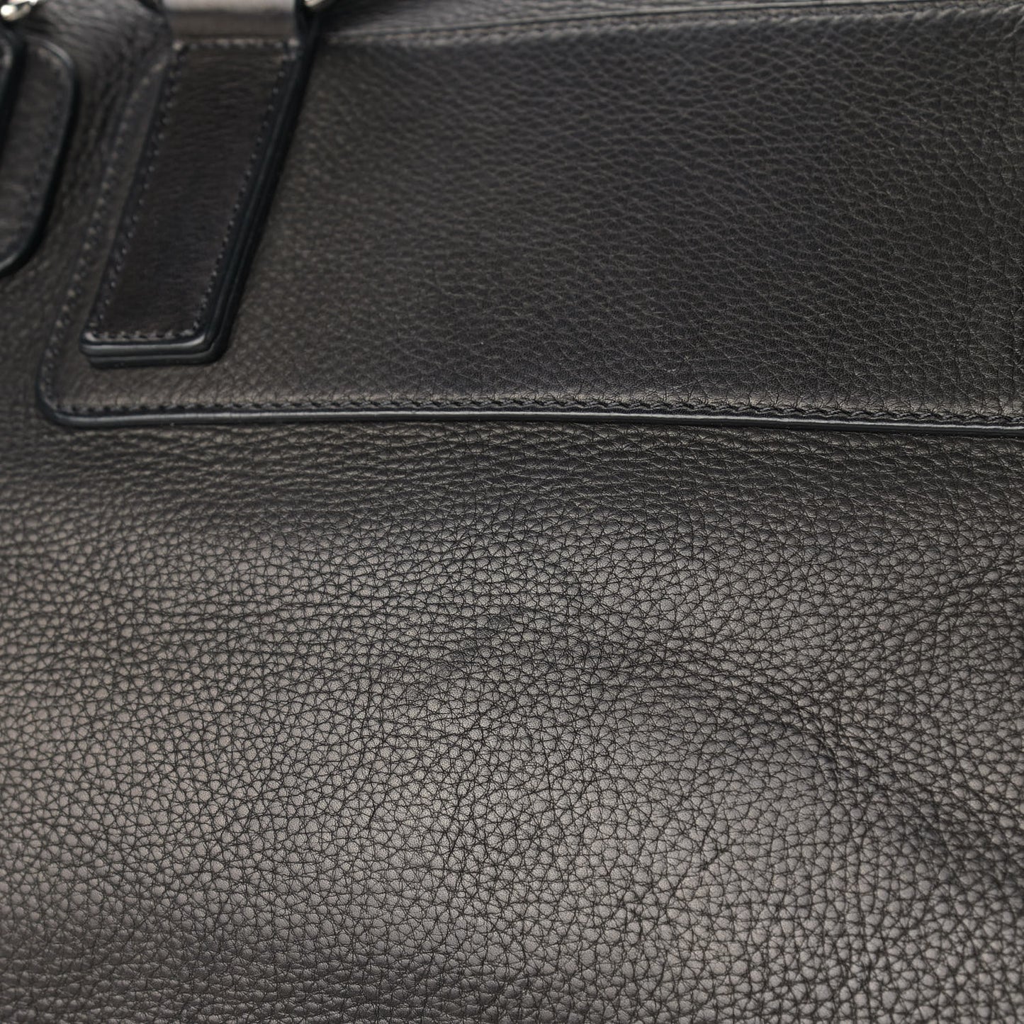 Waxy Grained Calfskin Medium Pandora Pure Flap Bag Black