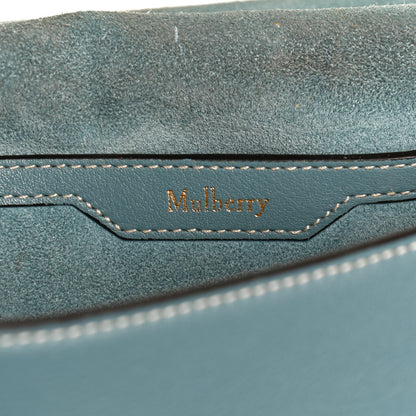 Mulberry Silky Calfskin Amberley Satchel Blue 6 of 14