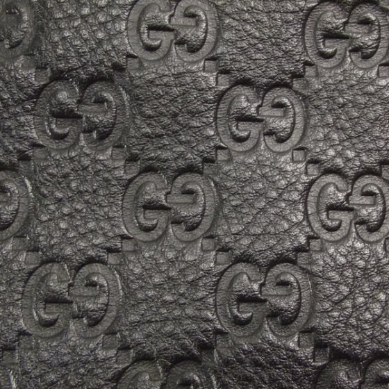 Gucci Guccissima Flat Messenger Bag Black 11 of 11