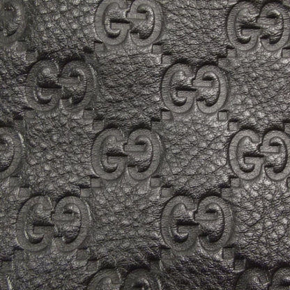 Gucci Guccissima Flat Messenger Bag Black 11 of 11