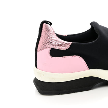 Fendi Neoprene Studded Fun Fair Scuba Sneakers 38 Pink Multicolor 13 of 16