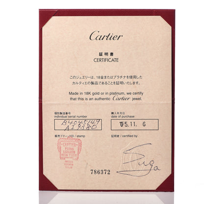 Cartier 18K Yellow Gold Diamond Lanieres Eternity Ring 49 4.75 4 of 5