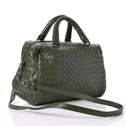 Bottega Veneta Nappa Intrecciato Top Handle Bag Moss 3 of 7