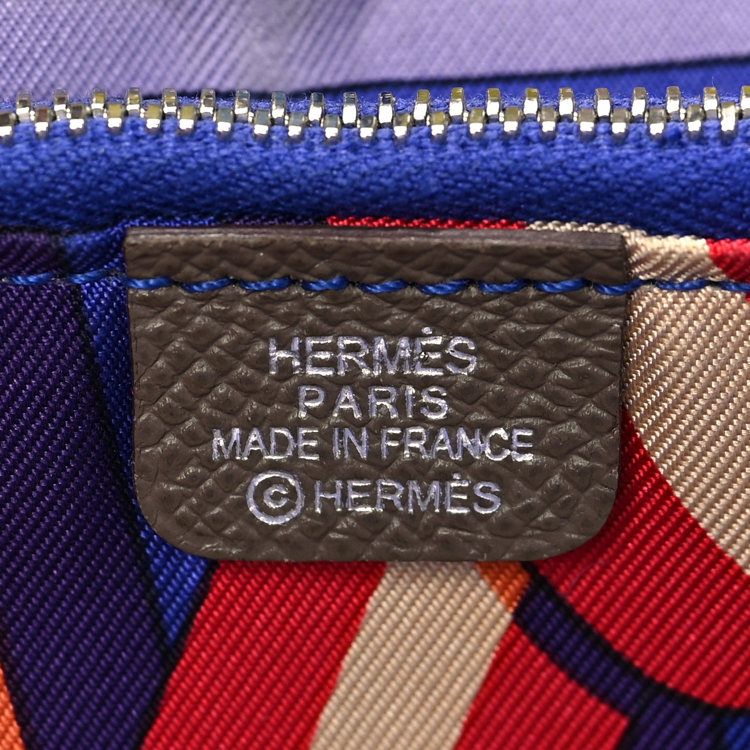 Hermes Epsom Silk'in Wallet Etoupe 5 of 6