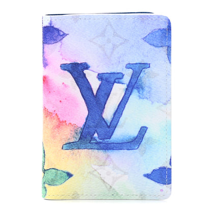 Louis Vuitton Monogram Watercolor Pocket Organizer NM Multicolor 1 of 6