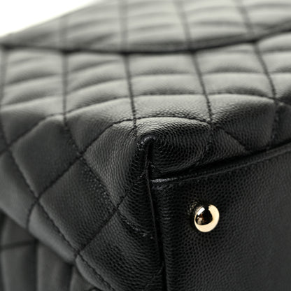 Chanel Caviar Quilted Medium Coco Handle Flap Black 14 of 17