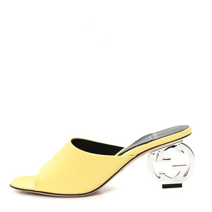 Gucci Malaga Kid Interlocking G Sandals 38 Banana 1 of 10