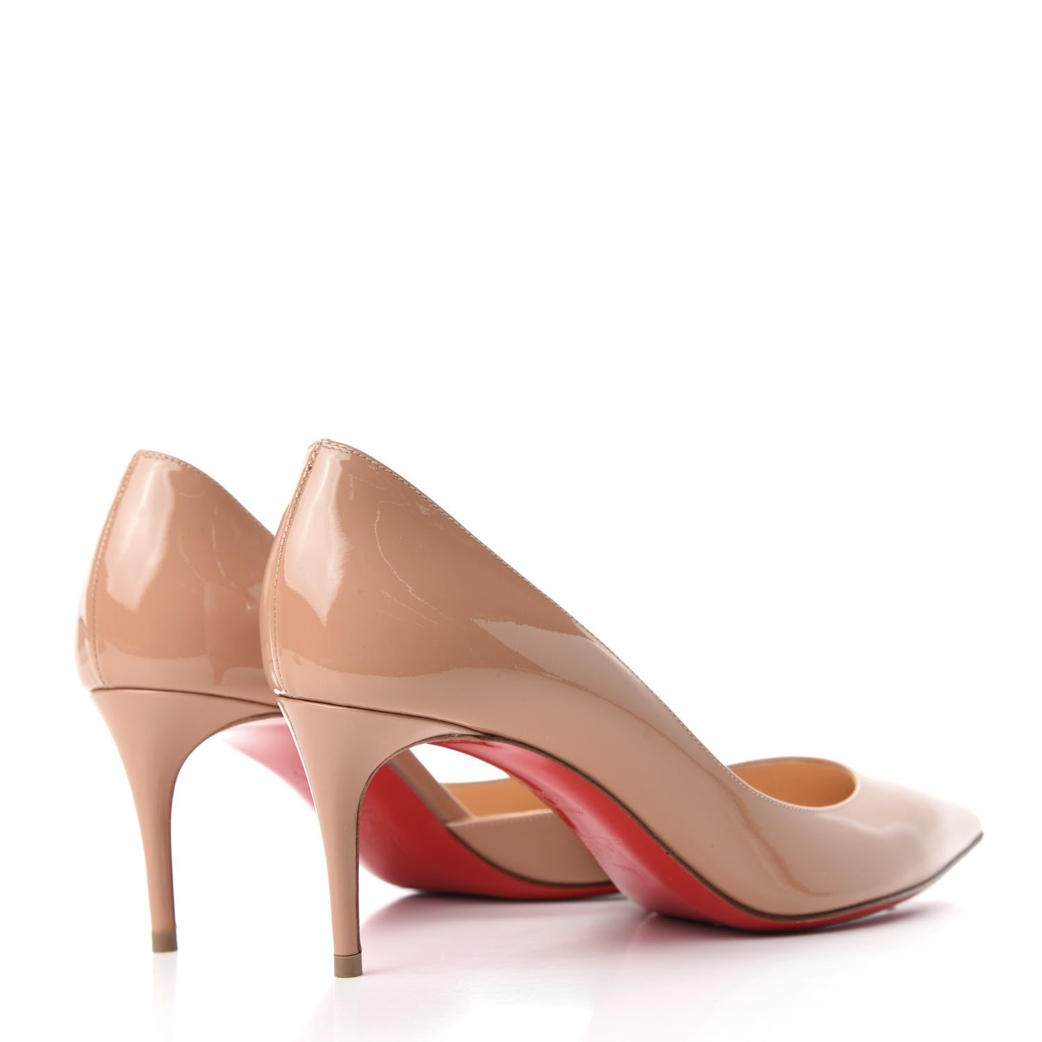 Christian Louboutin Patent Iriza 70 Pumps 36.5 Nude 4 of 8