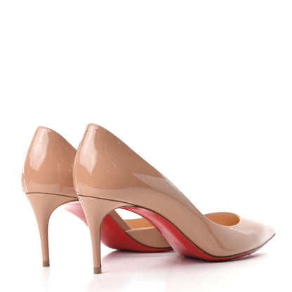 Christian Louboutin Patent Iriza 70 Pumps 36.5 Nude 4 of 8