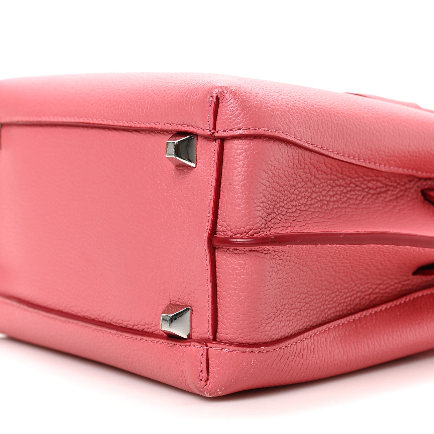 MCM Grained Calfskin Mini Milla Tote Pink 8 of 8