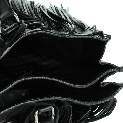 Prada Nappa Fringe Tote Nero Black 11 of 11