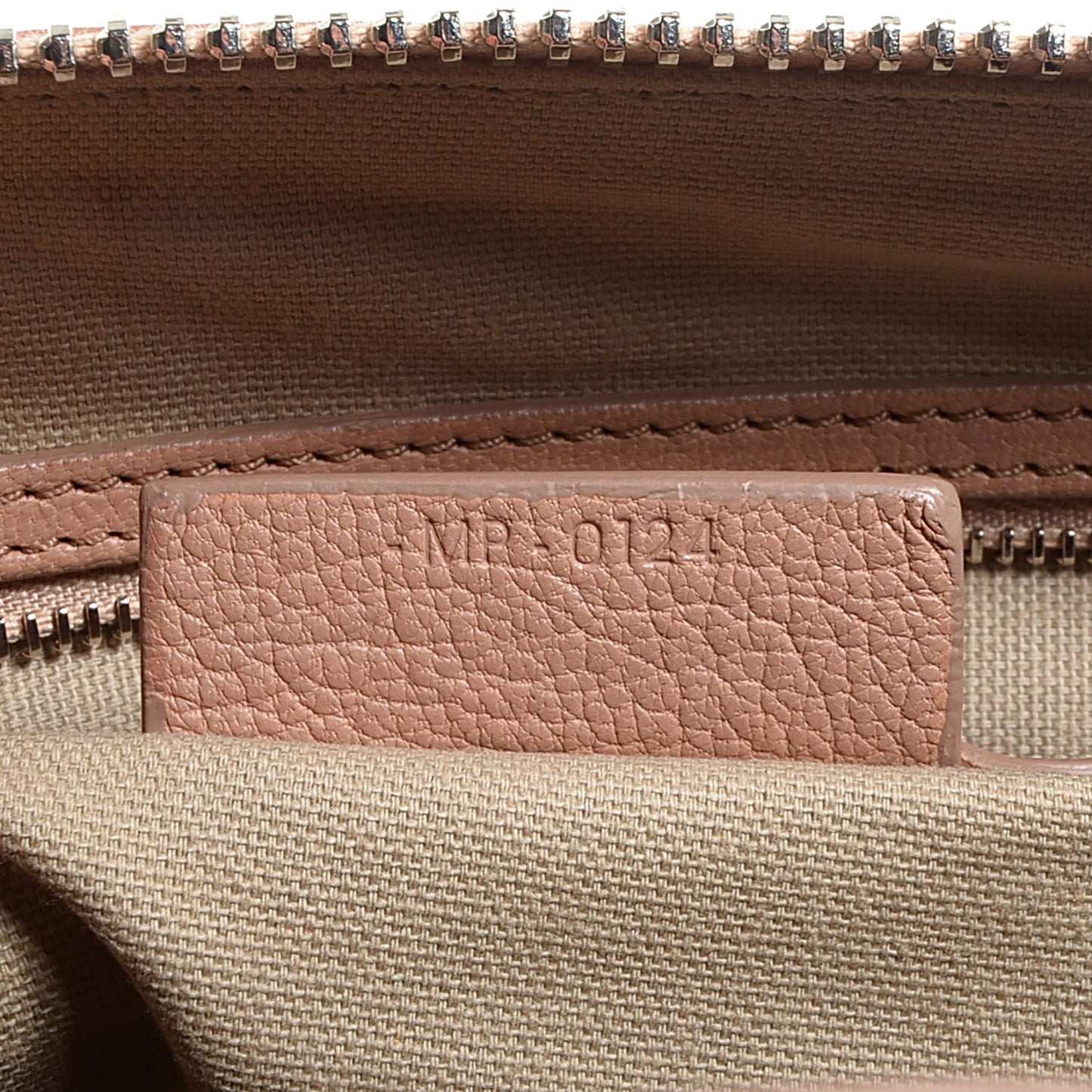 Sugar Goatskin Medium Antigona Latte Brown