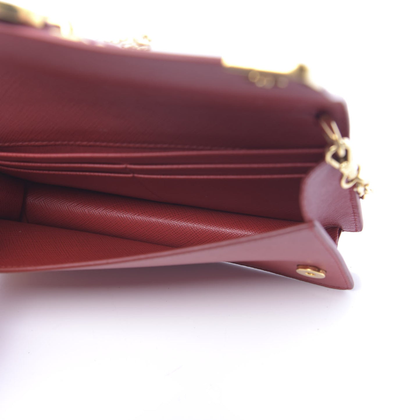 Saffiano Cahier Mini Bag Fuoco
