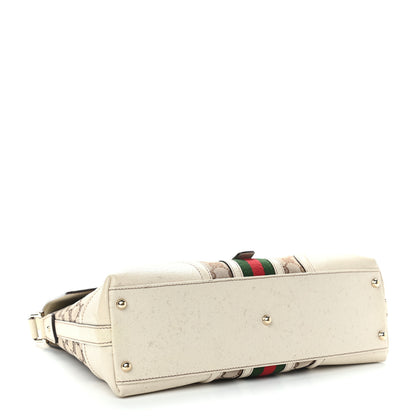 Gucci Monogram Web Large Treasure Flap White 4 of 14