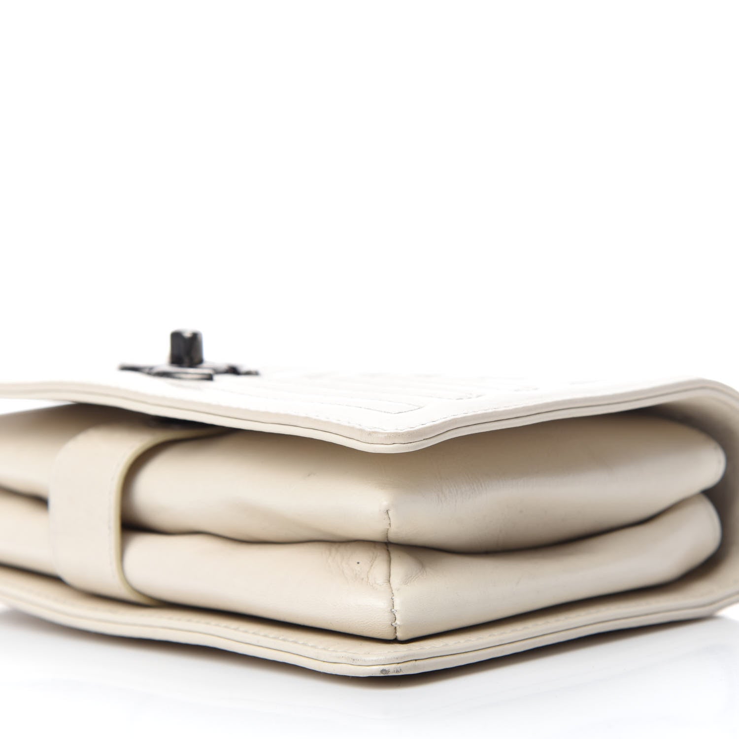 Chanel Calfskin Quilted Small Korean Garden Flap Off White 7 of 11