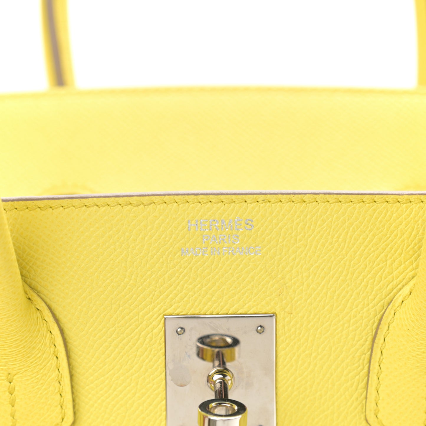 Epsom Birkin 35 Lime