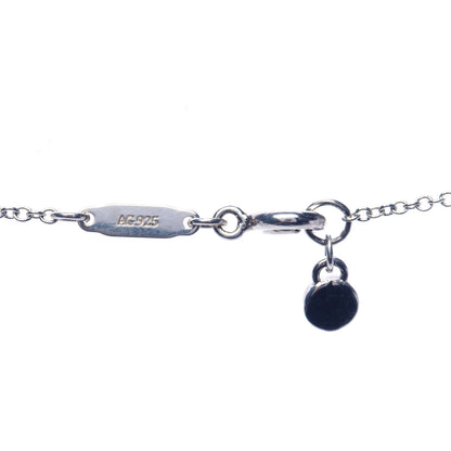 Tiffany Sterling Silver Enamel Return to Tiffany Love Heart Necklace Blue 5 of 7