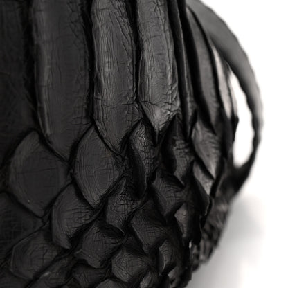 Gucci Snakeskin Large GG Running Tote Black 16 of 18