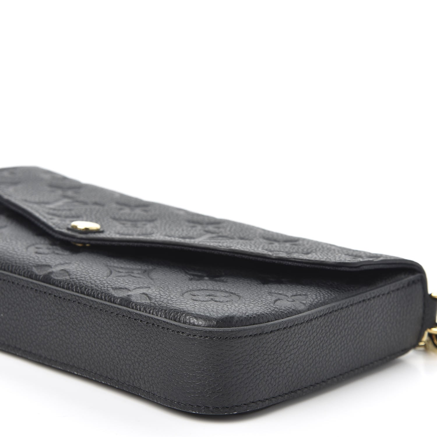 Louis Vuitton Empreinte Pochette Felicie Chain Wallet Black 6 of 9