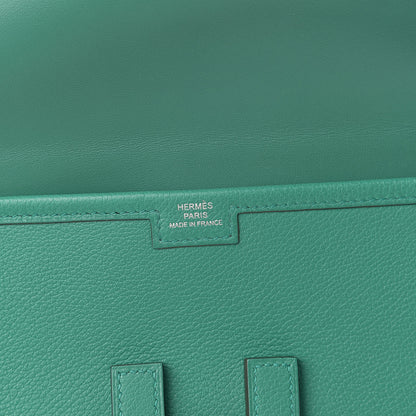 Hermes Evercolor Jige Elan 29 Clutch Vert Vertigo 6 of 8