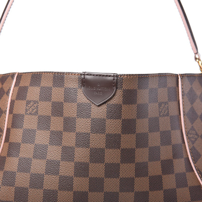 Louis Vuitton Damier Ebene Caissa Hobo Rose Ballerine 10 of 10