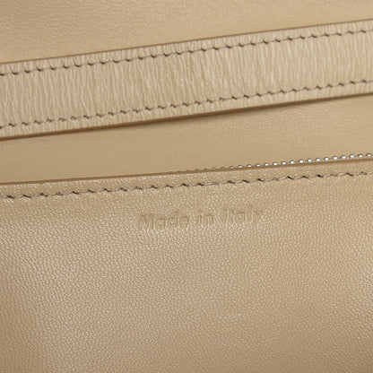 Celine Liege Calfskin Medium Classic Box Flap Bag Cream 7 of 8