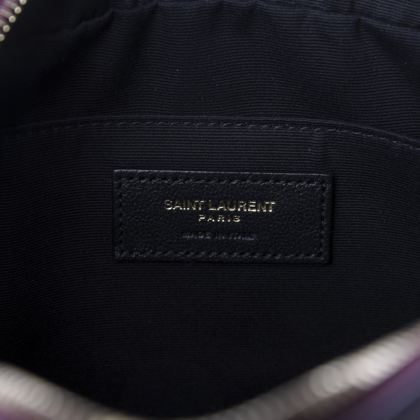 Calfskin Matelasse Monogram Lou Camera Bag Dark Legion Red