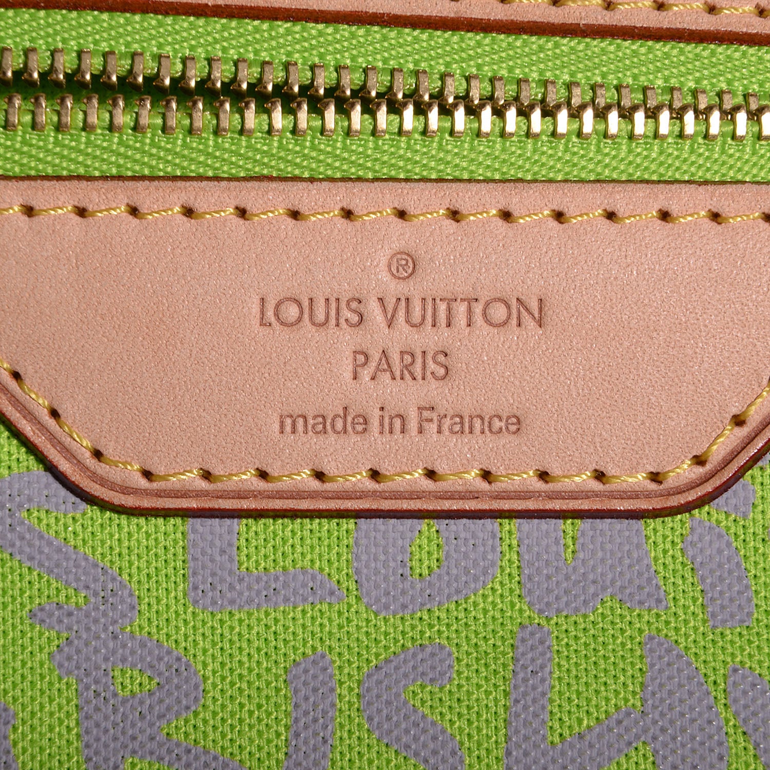 Louis Vuitton Monogram Graffiti Neverfull GM Green 6 of 7