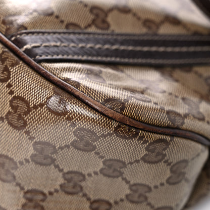 Gucci Crystal Monogram Duchessa Flap Shoulder Bag Dark Brown 11 of 29