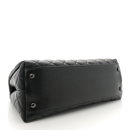Chanel Caviar Quilted Small Coco Handle Flap So Black 4 of 11