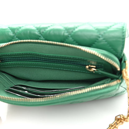 Chanel Aged Calfskin Quilted 2.55 Reissue Flap Pouch With Chain Green 5 of 13