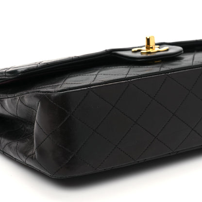 Chanel Lambskin Quilted Medium Double Flap Black 9 of 11