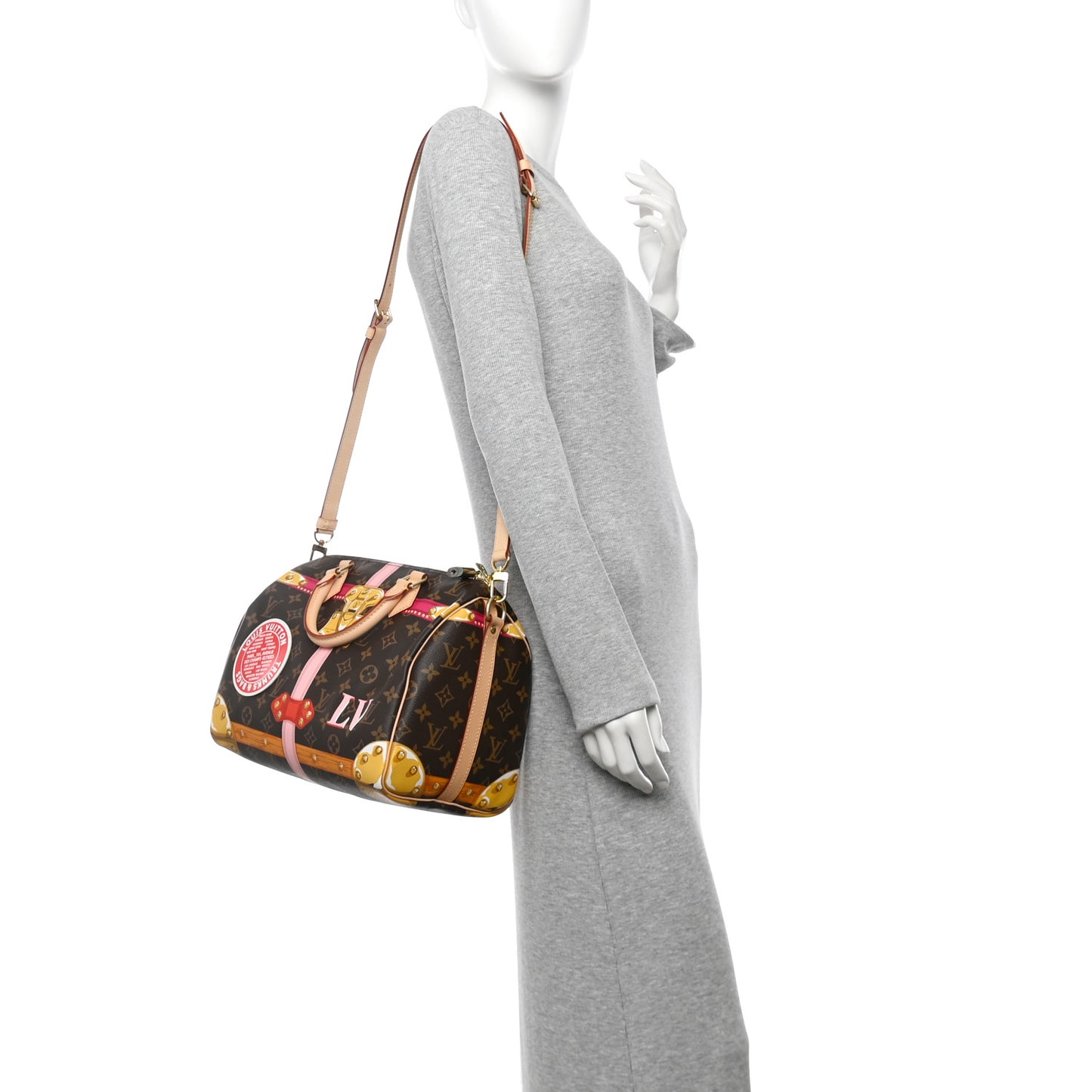 Monogram Summer Trunks Speedy Bandouliere 30