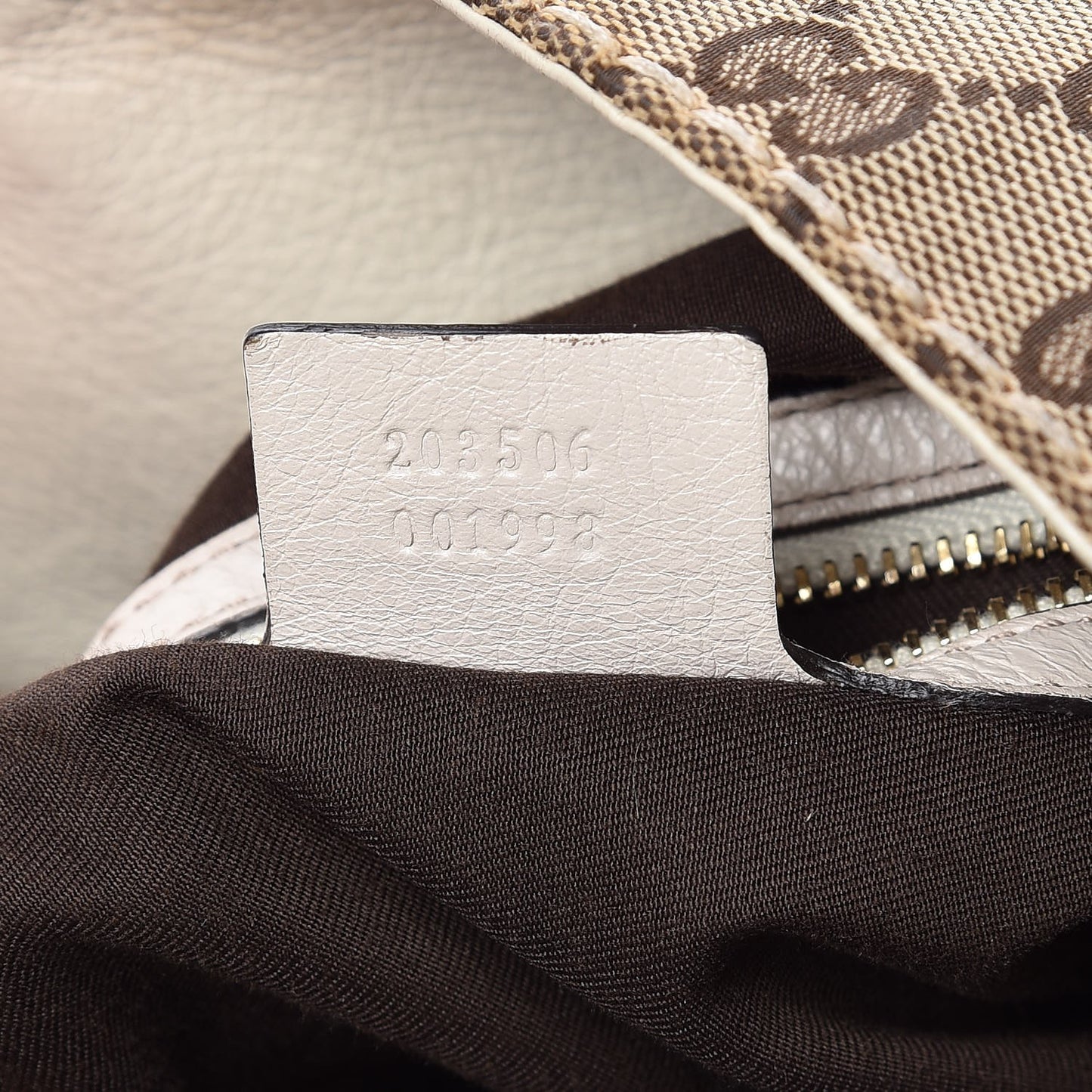 Monogram Medium Charlotte Hobo Off White
