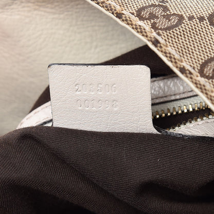 Gucci Monogram Medium Charlotte Hobo Off White 7 of 14