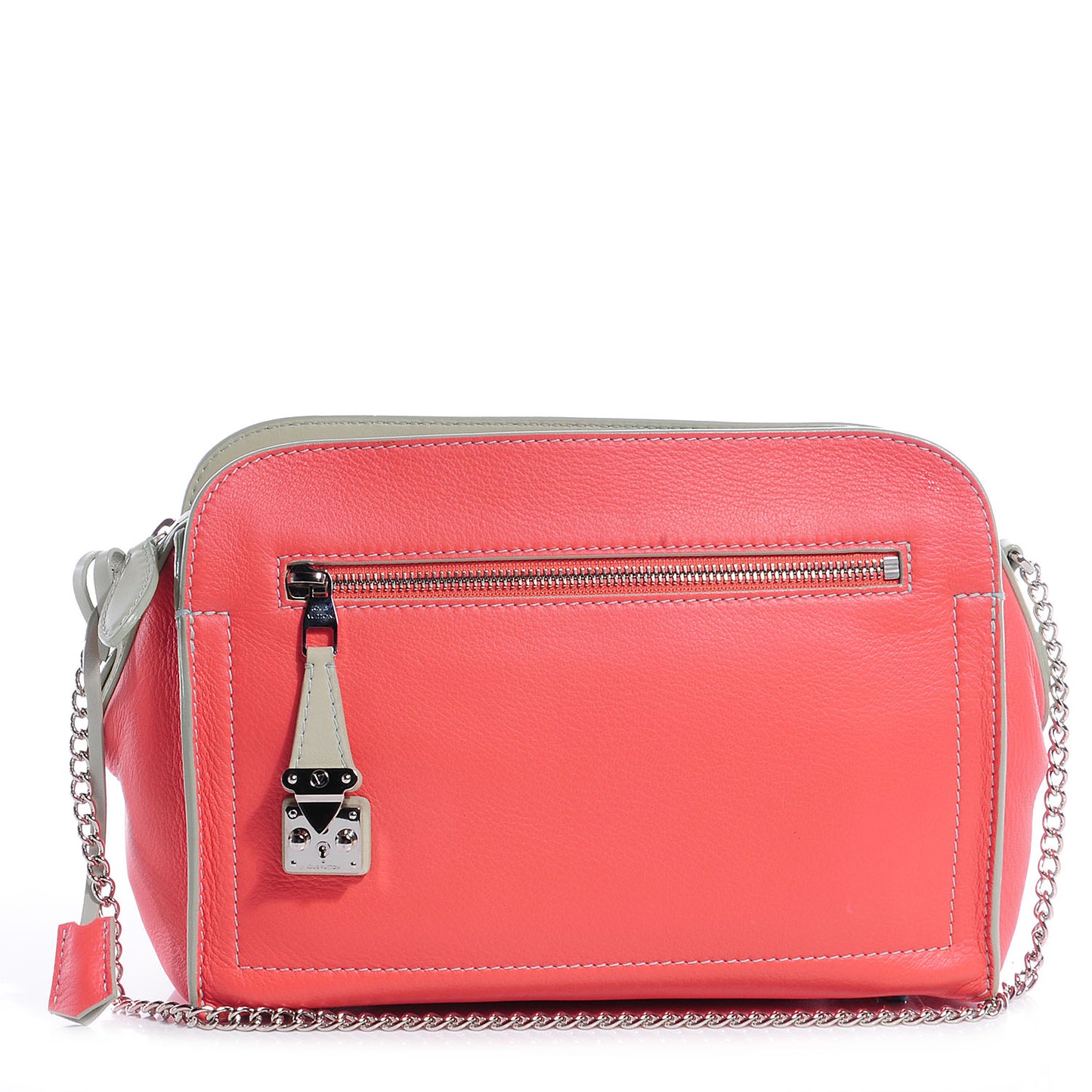 Bonded Deerskin Pochette Corail