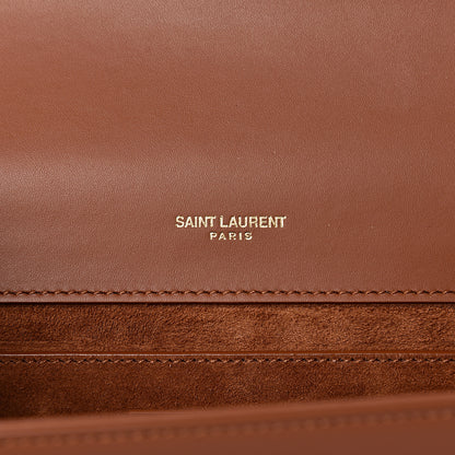 Saint Laurent Smooth Calfskin Medium Classic Monogram Kate Tassel Brown 6 of 10