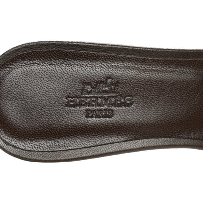 Hermes Calfskin Oasis Sandals 36 Tabac 7 of 10