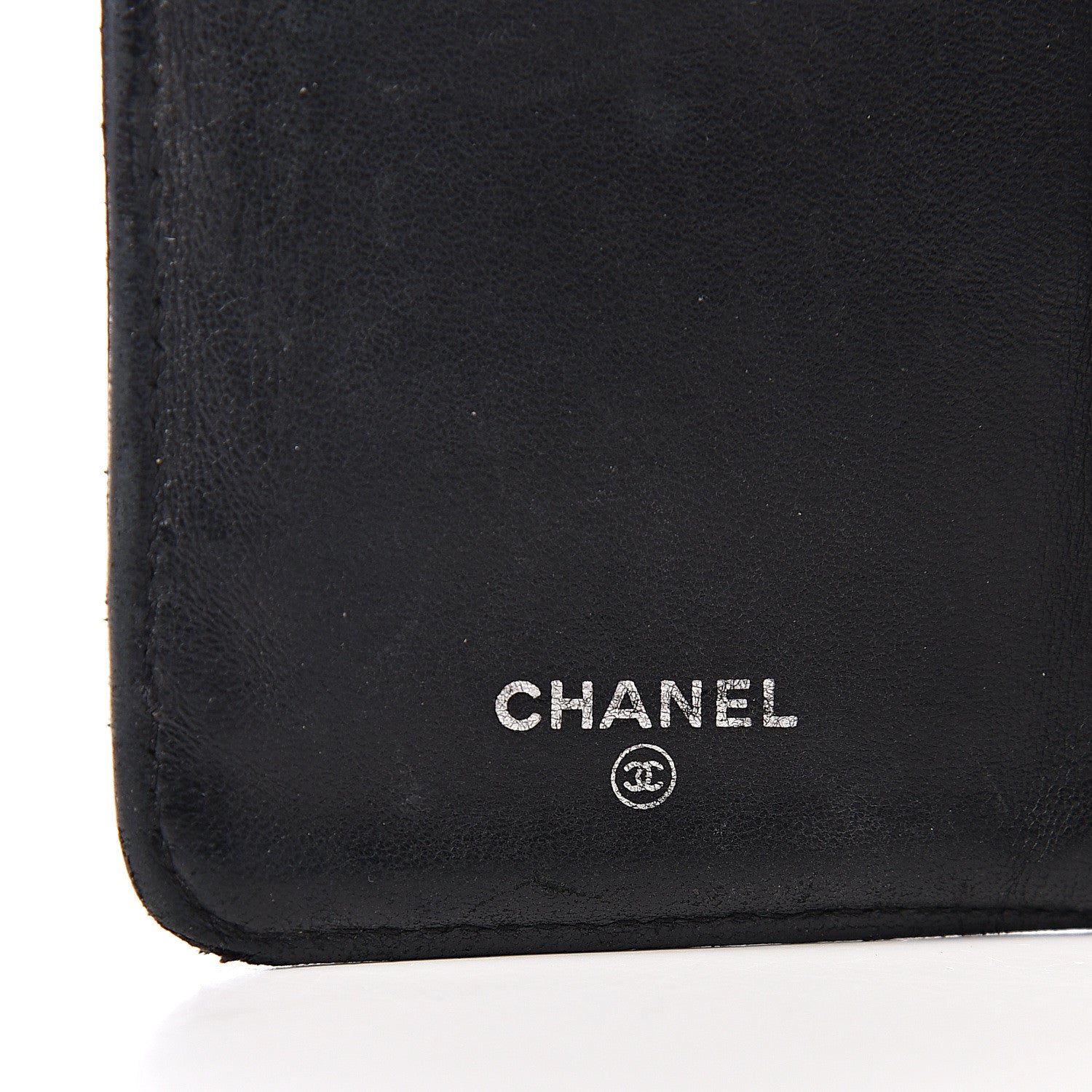Chanel Lambskin Quilted Yen Wallet Black 5 of 16