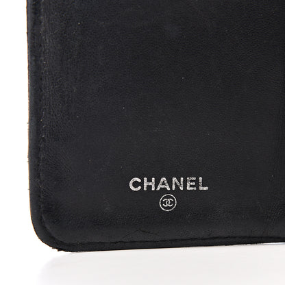 Chanel Lambskin Quilted Yen Wallet Black 5 of 16