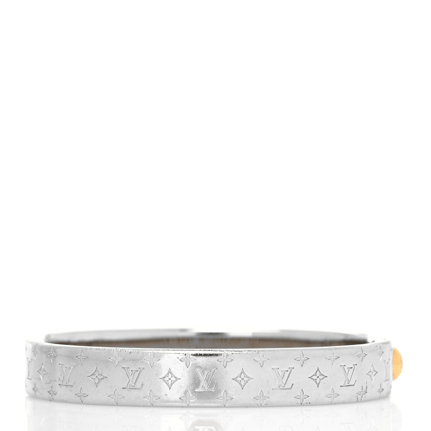 Palladium Monogram Nanogram Cuff S Silver
